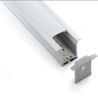 Topk — profil led en aluminium Extrusion, pour 2835SMD, 120led/m, bandes de hauteur, populaire, pour le plafond ou le mur, alph031