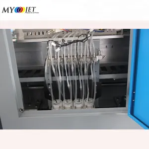 Myjet – Machine d'impression de bannière flexible haute vitesse 3.2m, imprimante à solvant Konica 512i à 8 têtes