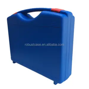 Hard Transport Simple Storage Handle Plastic Tool Kit Box Case With EVA Foam