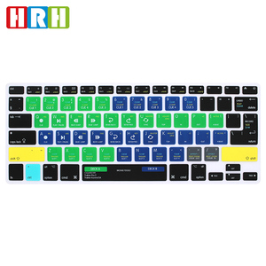AI final cut pro X Avid Media Compose DaVinci Resolve negro para adobe teclado para macbook accesos directos de teclado piel - Product Image 2