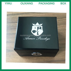 Hot Sale Piano Black Lacquer Finish <strong>Wooden</strong> Watch <strong>Box</strong> with <strong>Tool</strong> Set - Product Image 3