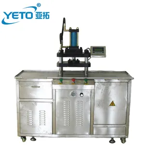 high quality eye shadow facial powder compact making machine cosmetic hydraulic powder press machine