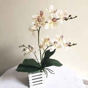 IFG Trong Nhà Bất Động Cảm Ứng Latex Nhân Tạo Hoa Trồng Trong Chậu <span class=keywords><strong>Dendrobium</strong></span> Cây Phong Lan - Product Image 3