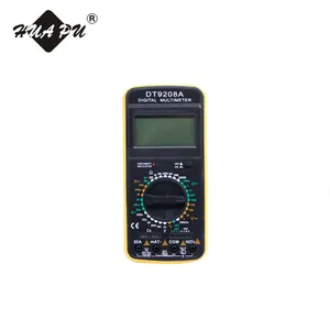 Huapu dt9208a dt9208a digital manual multimetro multimeter dt9208a hight quality wholesale ac dc lcd display high quality multimeter