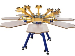 Bộ Áo Thun Thủ Công 8 Màu, Bộ Máy In Lụa Màn Hình 8 Màu - Product Image 5