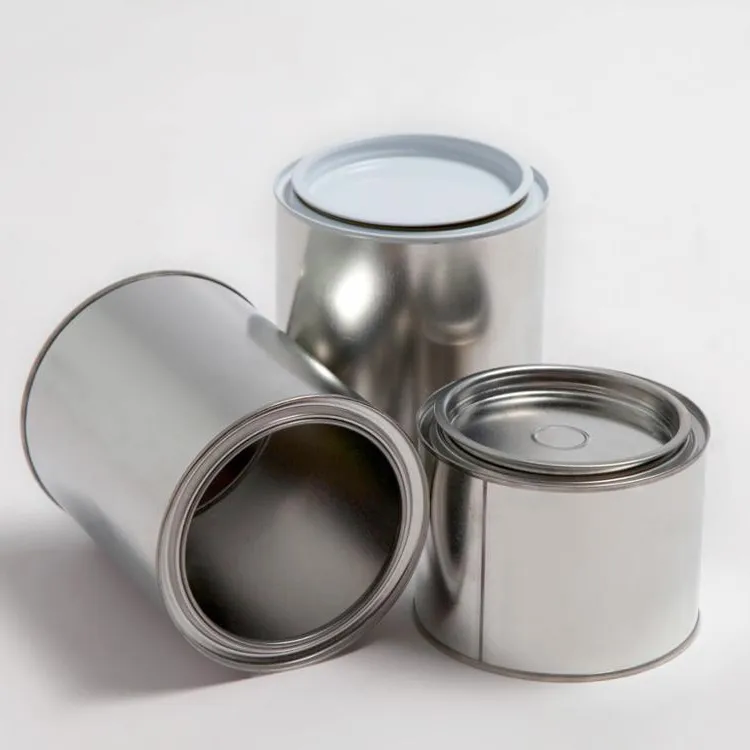 Fabricante de latas de pintura redondas, 250ml, 500ml, 1L, 1 galón