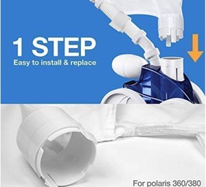 Sacs filtrants de remplacement en plastique 360/380 pour nettoyer les pièces du <span class=keywords><strong>robot</strong></span>. - Product Image 4