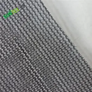 95% Black knitted polythene sun shade cloth agricultural , HDPE plastic greenhouse agro shading screen 10*100m