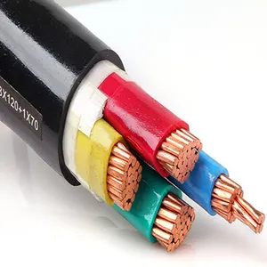 N2XYRY Cable 0.6/1 KV PVC/CU Class 2 stranded Copper XLPE/SWA/PVC Cable 4x16mm N2XYRY Power Cable