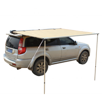 Tente de Camping en toile, abri de plage, pour voiture, équipement de plein air, canopée latérale