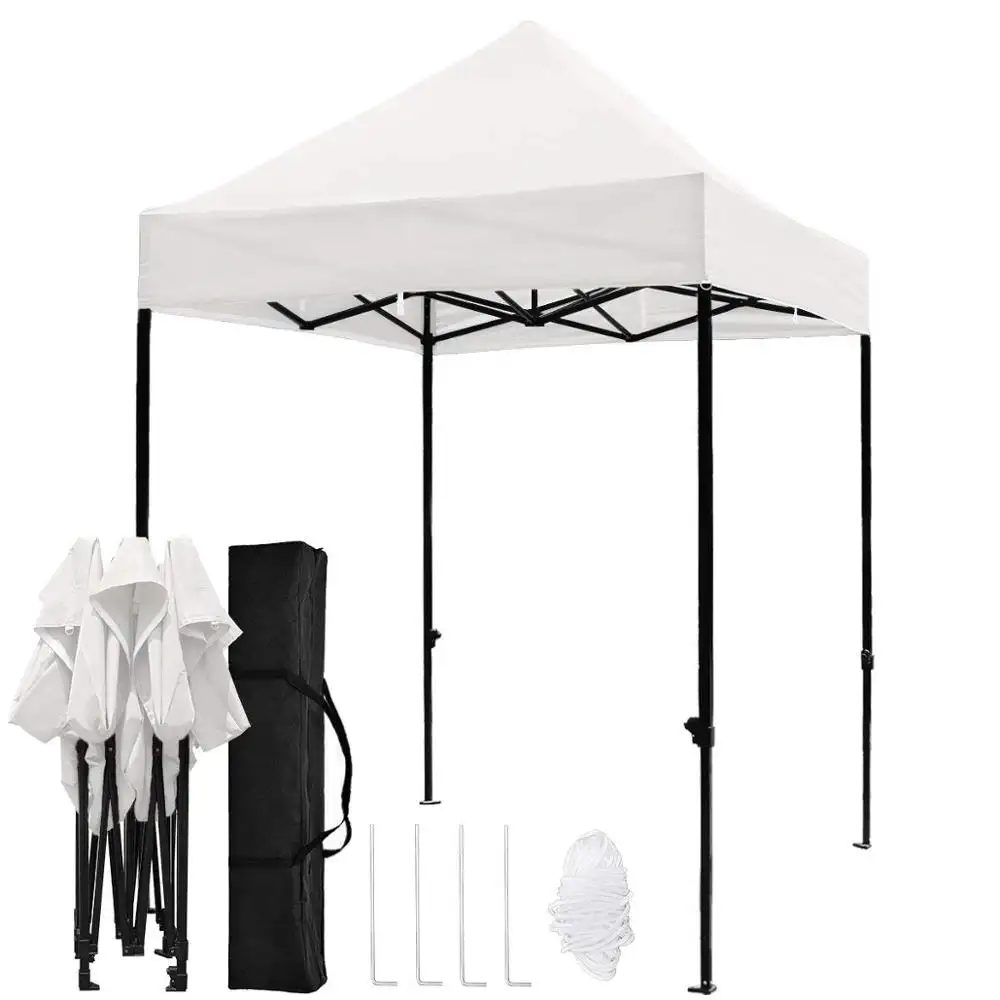 Pólo de ferro à prova d'água, para uso externo, a prova d' água, o mais barato, tamanho pequeno, 1.5x1.5m, gazebo, tenda com copa/5x5, preto