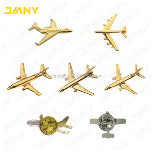 Yaratıcı Kişiselleştirilmiş Metal Yaka İğnesi Özelleştirme Uçak Emniyet İğnesi Rozeti Havacılık Rozeti Özelleştirme Uçak Yaka İğneleri - Product Image 2