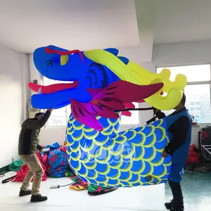 Đi bộ inflatable 12 cung hoàng đạo Trung Quốc phong cách di chuyển phim hoạt hình linh vật trang phục con rồng cho tổ chức sự kiện trang trí