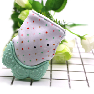 Bebé <span class=keywords><strong>de</strong></span> silicona Mitt dentición <span class=keywords><strong>manopla</strong></span> dentición guante sonido Teether - Product Image 6
