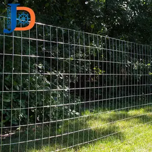 lowest price 10 gauge 16 gauge welded fencing net galvanize metal iron wire mesh