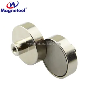 Magnetool starke cup basis smco pot magnet mit interne innengewinde