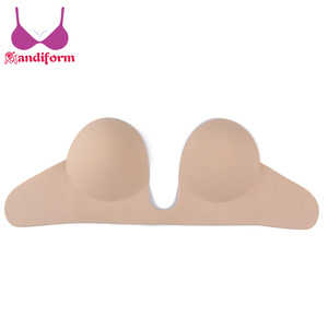 Nouveau Très Bas Dos Nu Nu Soutien-Gorge Seins Invisible Auto-Adhésif <span class=keywords><strong>Bras</strong></span> Profonde U Plunge Avant Push Up Dos Nu Soutien-Gorge - Product Image 1