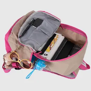 Fashion Simple Design Backpack with Ex-pockets for School and Travel