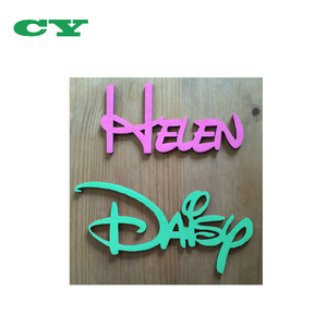 Best Seller targhe <span class=keywords><strong>in</strong></span> <span class=keywords><strong>legno</strong></span> personalizzate con nome parole lettere porta a muro Art craft Sign - Product Image 2