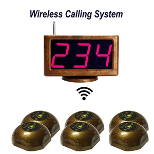 Restaurant und Hotel Wireless Calling System Kellner Call Bell, Ruf taste