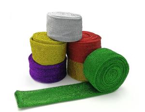 Kitchen Cleaning Sponge Sliver and <strong>Gold</strong> <strong>Scouring</strong> <strong>Pads</strong> Raw Material Scrubber Cloth Rolls