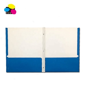 Cartelle Portadocumenti TCS in Carta Bianca Riciclata al <span class=keywords><strong>100</strong></span>% con Due Tasche, Formato A4/Letter, Colori Assortiti, Design Personalizzabile a 3 Perni - Product Image 5