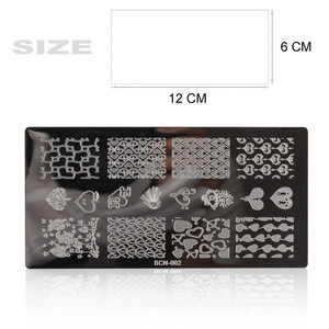 <span class=keywords><strong>BCN</strong></span> <span class=keywords><strong>3D</strong></span> Patrón Diseño Plantillas Del Arte Del Clavo Placa - Product Image 4