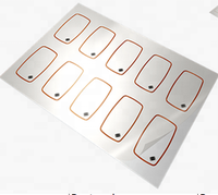 Pabrik Harga Programmable RFID HF NFC Inlay Lembar