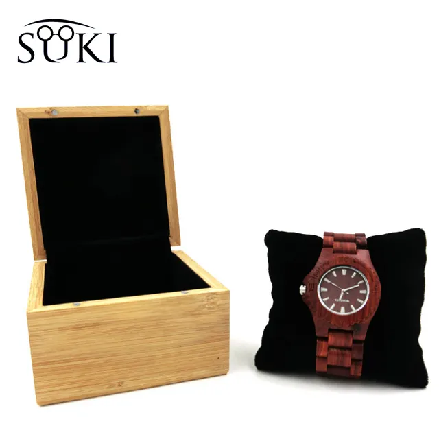 Бамбуковая роскошная коробка для часов, коробка для хранения часов, подарочная коробка