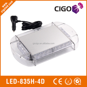 LED-835H-4D LED Avertissement Sécurité Clignotant Balise 12-24v ambulance mini lightbar - Product Image 3