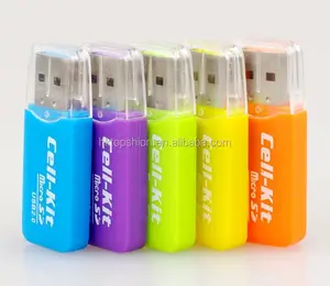 Producto de promoción, lector de tarjetas micro usb sd/tf, lector de tarjetas usb