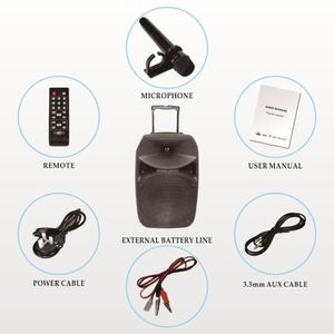 15 pollici professionale powered sistema di altoparlanti amplificati con <span class=keywords><strong>bluetooth</strong></span> - Product Image 6
