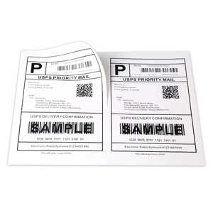 Demi-<span class=keywords><strong>feuille</strong></span> adhésif gratuite étiquettes <span class=keywords><strong>a4</strong></span> <span class=keywords><strong>feuille</strong></span> de papier autocollants pour usps, dhl, ups, <span class=keywords><strong>amazon</strong></span>, fba - Product Image 2