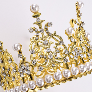 Rifornimenti del partito Nuovo di perle di cristallo di compleanno corona per le ragazze del bambino della <span class=keywords><strong>fascia</strong></span> delle ragazze della principessa crown <span class=keywords><strong>fascia</strong></span> - Product Image 6