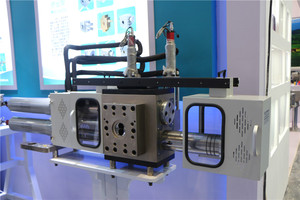 A doppio pistone cavità dello schermo schermo continua changer backflush estrusore schermo polimero fuso filtro