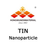 Nano TiN Nitrure de titane en poudre de qualité industrielle, nanoparticules, pureté 99,5 %, noir solide