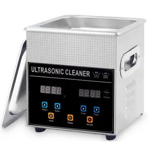 Nettoyeur ultrasonique numérique portatif, appareil de nettoyage à ultrasons avec fonction de gaz et puissance 60W ou 120W en option pour instrument chirurgical