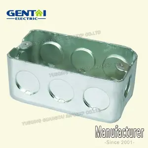 Good Quality American standard 4x2 Rectangular metal handy Junction Box