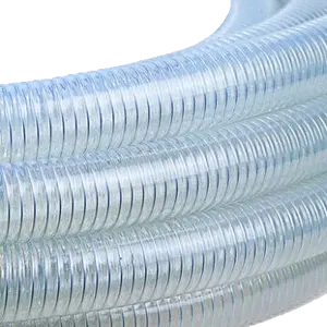 4 zoll flexible pvc saug verstärkt schlauch rohr pvc draht schlauch