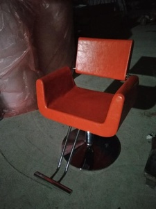 2019 Latest Unique Style Moulded Sponge <strong>Orange</strong> Styling <strong>Chair</strong> Barber <strong>Chair</strong> Salon <strong>Chair</strong> - Product Image 3