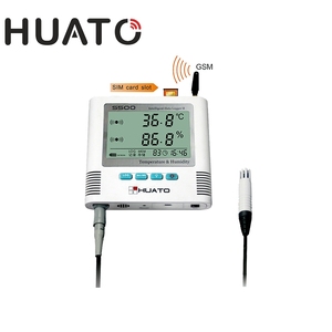 온도 습도 데이터 로거/gsm sms 온도 기록병/GSM 경보 온도 습도 데이터 로거 HUATO - Product Image 2