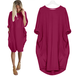 Oferta Especial Entrega Rápida Vestido Casual 1 Pieza con Logo Impreso para <span class=keywords><strong>Mujer</strong></span> <span class=keywords><strong>Tallas</strong></span> <span class=keywords><strong>Grandes</strong></span> - Product Image 3