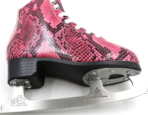 Nuevos Patines de <span class=keywords><strong>Hielo</strong></span> con Diseño de Piel de Serpiente para Cuero Hardy - Product Image 3