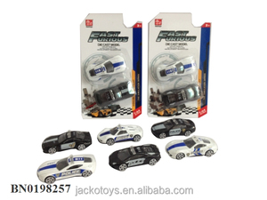 Modellino Auto della <span class=keywords><strong>Polizia</strong></span> in Scala 1:64, Mini Auto in Metallo Pressofuso per Bambini - Product Image 3