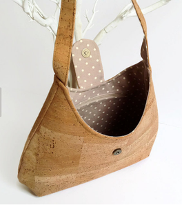 Ustom-Bolsos de hombro de Cuero de <span class=keywords><strong>corcho</strong></span> biodegradable, una sola Correa, de buena calidad - Product Image 4