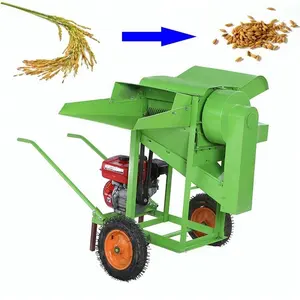 Máquina portátil de trigo e arroz, alta eficiência, multi grão, fio de trigo e arroz