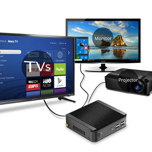 XCY NUC Mini PC N2830 N2840 Mini Desktop PC Komputer Tanpa Kipas untuk Kantor - Product Image 5