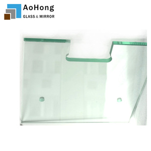 Porte en verre trempé massif avec motif découpé <span class=keywords><strong>Mickey</strong></span> Mouse pour usage industriel et salle <span class=keywords><strong>de</strong></span> bain - Product Image 1