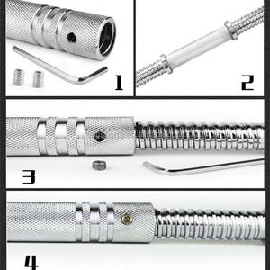 Barra <span class=keywords><strong>de</strong></span> Conexión Cromada para Mancuernas <span class=keywords><strong>de</strong></span> 11 cm, 20 cm, 30 cm, 40 cm, 50 cm, 60 cm - Product Image 4