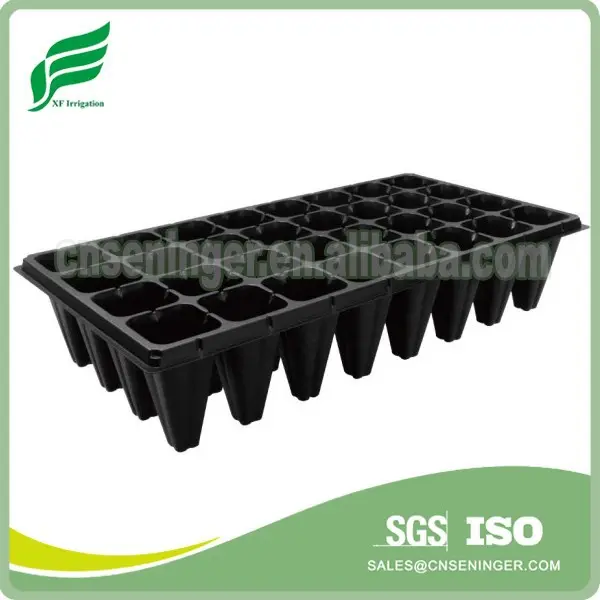 Bandeja de sementes de célula alta biodegradável para plantio de greenhouse, plantação de árvores (células profundas)
